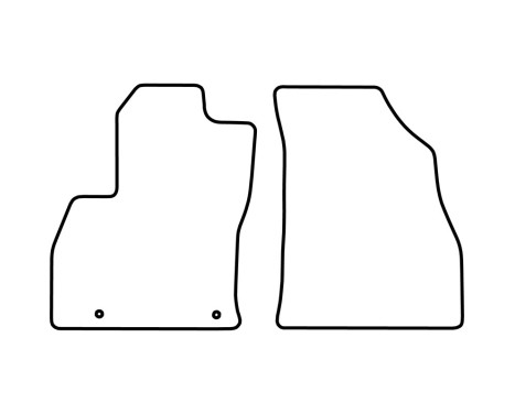 Car mats Velor suitable for Peugeot Bipper 2008- (only for), Image 6