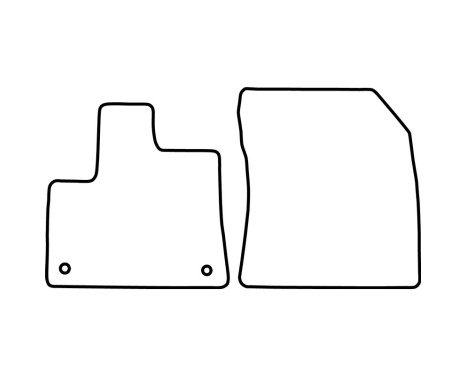 Car mats Velor suitable for Peugeot Partner (Furgon) 2018- / Opel Combo E Cargo 2018- / CitroÃ, Image 6