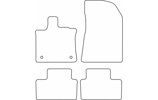 Car mats Velor suitable for Renault Captur II 2020-, Image 6
