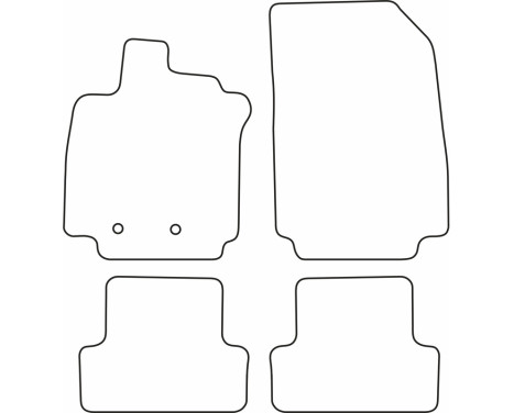 Car mats Velor suitable for Renault Clio 2005-2012, Image 6