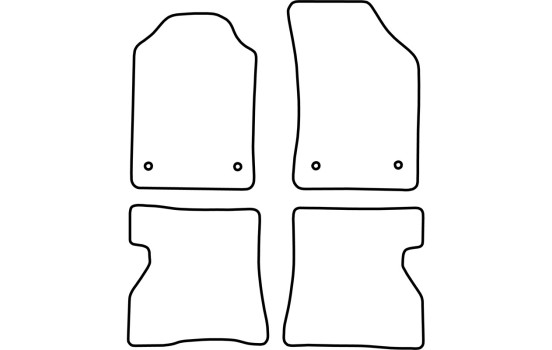 Car mats Velor suitable for Renault Kangoo 2005-2008, Image 6