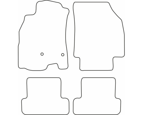 Car mats Velor suitable for Renault Megane III 'Bose' 2011-2015, Image 6
