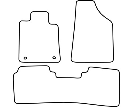 Car mats Velor suitable for Renault Safrane 1992-2000, Image 6
