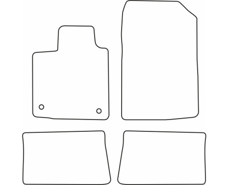 Car mats Velor suitable for Renault Twingo 2007-2013, Image 6