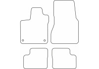 Car mats Velor suitable for Renault Twingo III 2014-