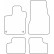 Car mats Velor suitable for Renault Twingo III 2014-