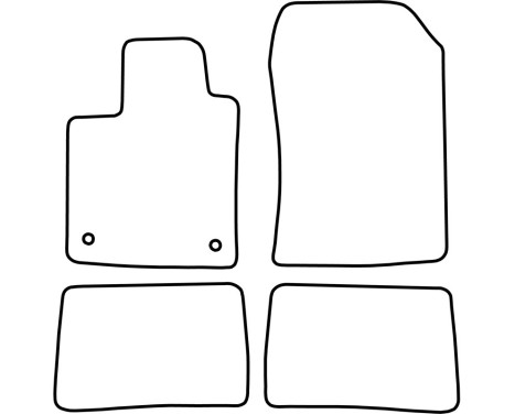 Car mats Velor suitable for Renault Wind 2010-, Image 6