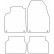 Car mats Velor suitable for Saab 9-3 2008-, Thumbnail 6