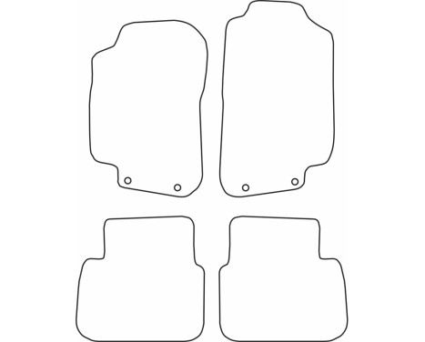 Car mats Velor suitable for Saab 9-5 1997-2008, Image 6