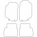 Car mats Velor suitable for Saab 9-5 1997-2008, Thumbnail 6