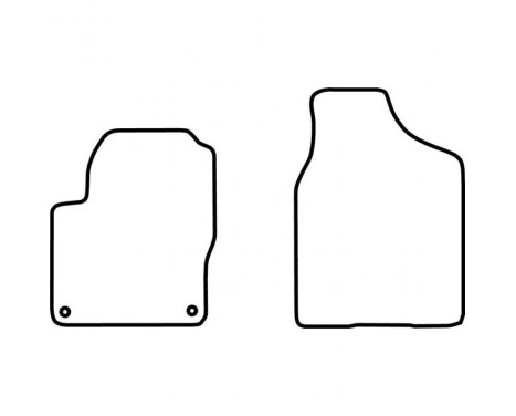 Car mats Velor suitable for Seat Alhambra 19 (only for), Image 2