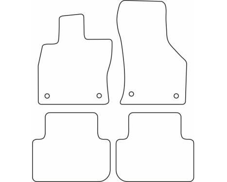 Car mats Velor suitable for Skoda Octavia III 2013-2017 & 2017-2020, Image 6