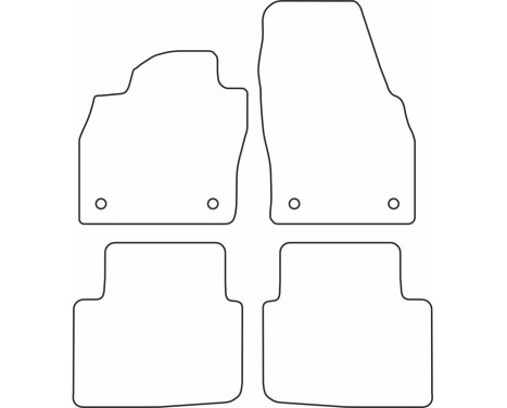 Car mats Velor suitable for Skoda Scala 2019-, Image 6