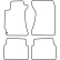 Car mats Velor suitable for Subaru Forester 2002-2008, Thumbnail 6