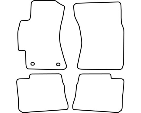 Car mats Velor suitable for Subaru Impreza 2008-, Image 6