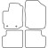 Car mats Velor suitable for Subaru Justy 2008-, Thumbnail 6