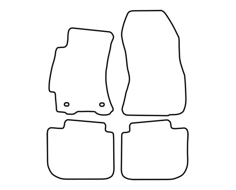 Car mats Velor suitable for Subaru Outback 2015-, Image 6