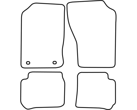 Car mats Velor suitable for Subaru Vivio, Image 6