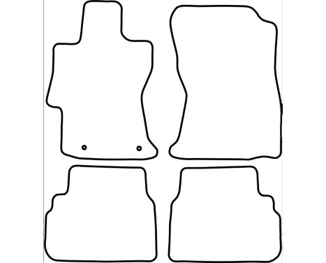 Car mats Velor suitable for Subaru XV 2017-, Image 6