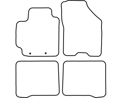Car mats Velor suitable for Suzuki Baleno 2016-, Image 6