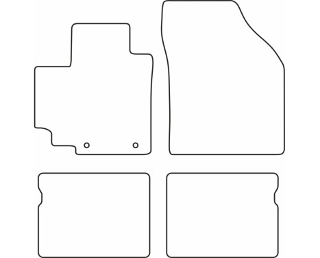 Car mats Velor suitable for Suzuki Celerio 2015-, Image 6