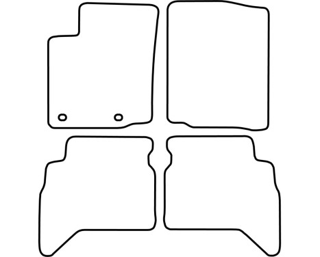 Car mats Velor suitable for Suzuki Grand Vitara -2005, Image 6