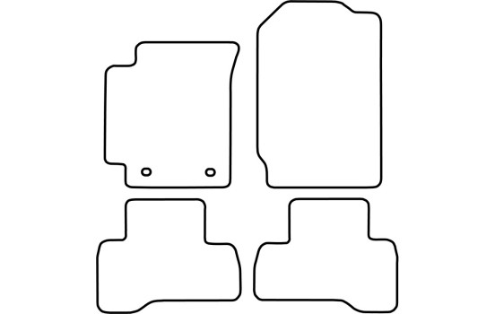 Car mats Velor suitable for Suzuki Grand Vitara 3 doors 2005-, Image 6