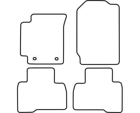 Car mats Velor suitable for Suzuki Grand Vitara 5 doors 2005-, Image 6