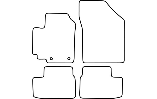 Car mats Velor suitable for Suzuki Splash 2008-, Image 6