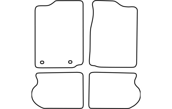 Car mats Velor suitable for Suzuki Vitara 1988-2001, Image 6