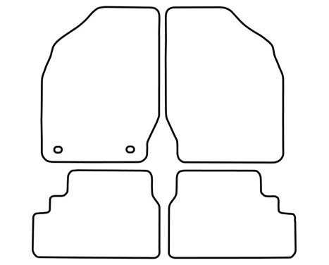 Car mats Velor suitable for Suzuki Wagon R+ 2000-2003, Image 6