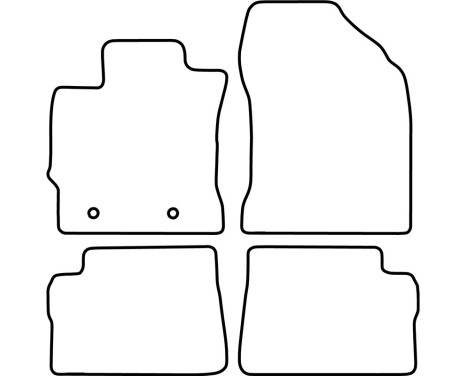Car mats Velor suitable for Toyota Auris II 2013- incl. Hybrid, Image 6