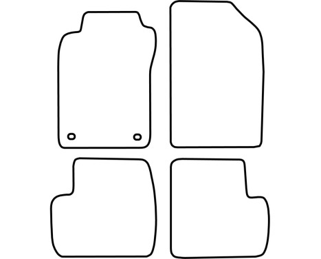 Car mats Velor suitable for Toyota Avensis 1997-2003, Image 6