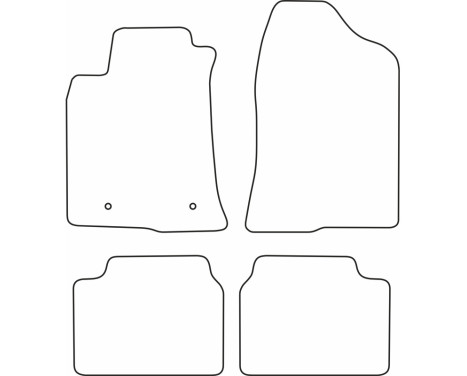 Car mats Velor suitable for Toyota Avensis 2005-2009, Image 6
