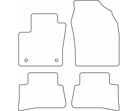 Car mats Velor suitable for Toyota C-HR 2016-, Image 6