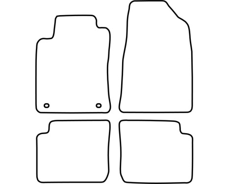 Car mats Velor suitable for Toyota Camry 1991-1999, Image 6