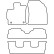 Car mats Velor suitable for Toyota Prius Wag, Thumbnail 6