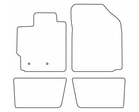 Car mats Velor suitable for Toyota Urban Cruiser 2009-, Image 6
