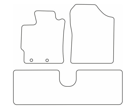 Car mats Velor suitable for Toyota Yaris 2011-, Image 6