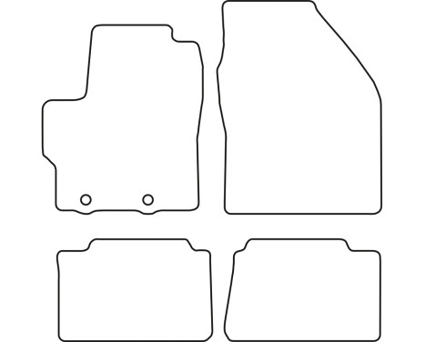 Car mats Velor suitable for Toyota Yaris IV (XP21) 2020- & Yaris Cross (MXP_) 2021-, Image 6