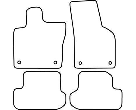 Car mats Velor suitable for Volkswagen Beetle 2011-, Image 6
