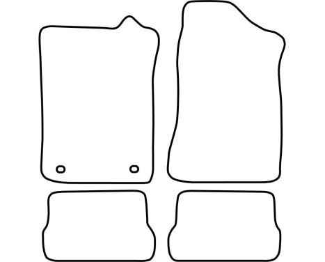 Car mats Velor suitable for Volkswagen Corrado 1989-1995, Image 6