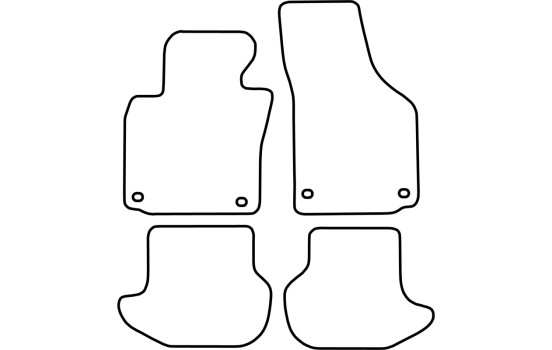 Car mats Velor suitable for Volkswagen Eos 2006-, Image 6
