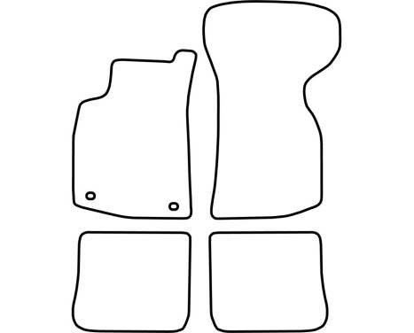 Car mats Velor suitable for Volkswagen Golf I Convertible, Image 6