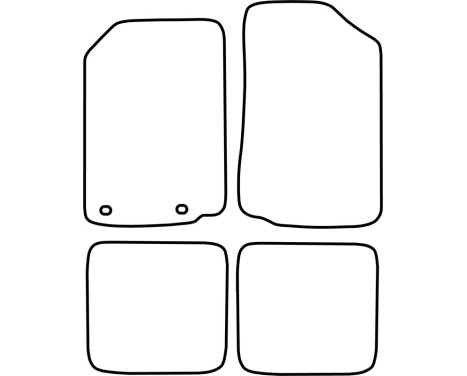Car mats Velor suitable for Volkswagen Golf II / Jetta II 1983-1992, Image 6