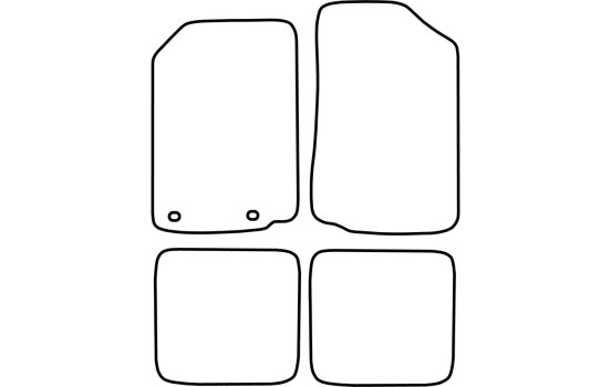 Car mats Velor suitable for Volkswagen Golf II / Jetta II 1983-1992, Image 6