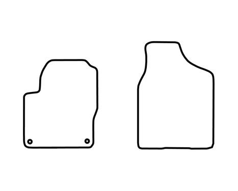 Car mats Velor suitable for Volkswagen Sharan 2006-2011 (only for), Image 6