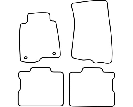 Car mats Velor suitable for Volvo 240/260 1981-1993, Image 6