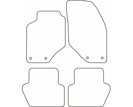 Car mats Velor suitable for Volvo S70/V70 19, Image 6