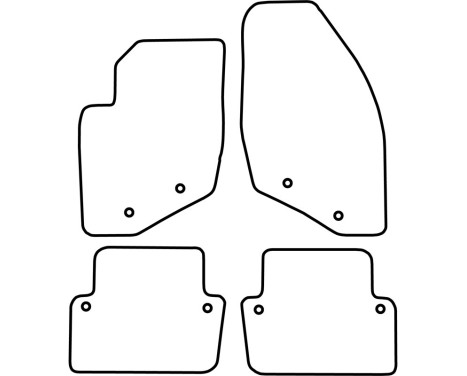 Car mats Velor suitable for Volvo S80/V80 1998-2006, Image 6